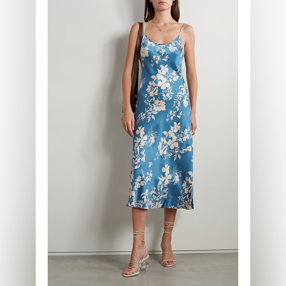 Alisal Silk Slip Dress Reformation XS